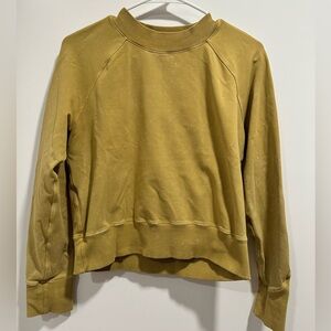 Lululemon pullover sweatshirt yellow